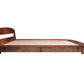 Curve Sheesham Wood Bed