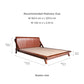 plush sheesham wood bed