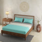 Ethnic Stripe Teal 100% Cotton Antibacterial Bedsheet Set