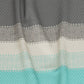 Ethnic Stripe Teal 100% Cotton Antibacterial Bedsheet Set