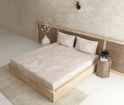 Fern Fawn 100% Cotton Antibacterial Bedsheet Set
