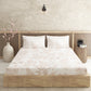 Fern Cream 100% Cotton Antibacterial Bedsheet Set