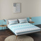 Fenster Blue 100% Cotton Antibacterial Bedsheet Set