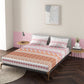 Fenster Red 100% Cotton Antibacterial Bedsheet Set
