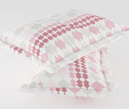 Fenster Red 100% Cotton Antibacterial Bedsheet Set