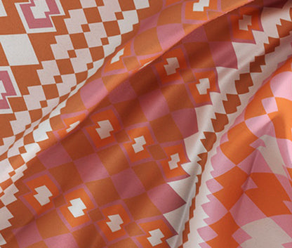 Fenster Red 100% Cotton Antibacterial Bedsheet Set