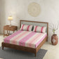 Folk Pink 100% Cotton Antibacterial Bedsheet Set