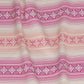 Folk Pink 100% Cotton Antibacterial Bedsheet Set