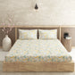 Jardin Beige 100% Cotton Antibacterial Bedsheet Set