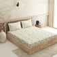 Jardin Beige 100% Cotton Antibacterial Bedsheet Set