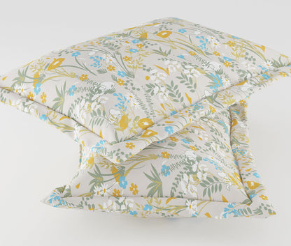 Jardin Beige 100% Cotton Antibacterial Bedsheet Set