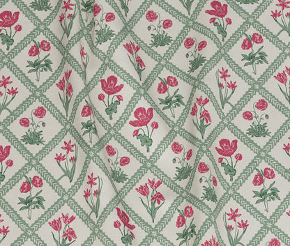 Koral Cream 100% Cotton Antibacterial Bedsheet Set