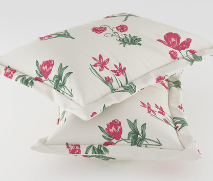 Koral Cream 100% Cotton Antibacterial Bedsheet Set