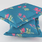 Koral Blue 100% Cotton Antibacterial Bedsheet Set