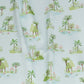 Landscape Blue 100% Cotton Antibacterial Bedsheet Set