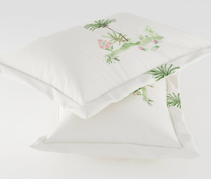 Landscape Cream 100% Cotton Antibacterial Bedsheet Set