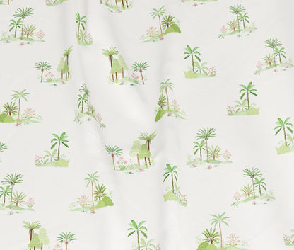 Landscape Cream 100% Cotton Antibacterial Bedsheet Set