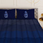 Lustre Blue Designer Antibacterial Cotton Bed Linen Set by Rohit Bal