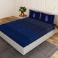 Lustre Blue Designer Antibacterial Cotton Bed Linen Set by Rohit Bal