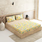 Magnolia Beige 100% Cotton Antibacterial Bedsheet Set