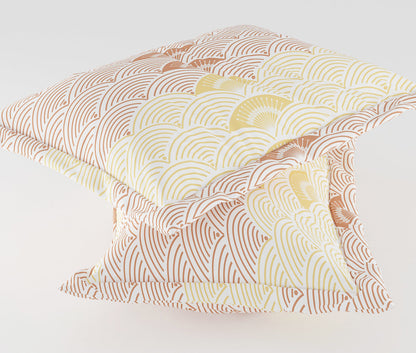 Metrico Brown 100% Cotton Antibacterial Bedsheet Set