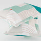 Moderne Teal 100% Cotton Antibacterial Bedsheet Set