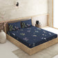 Botanica Blue 100% Cotton Antibacterial Bedsheet Set