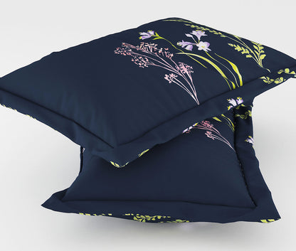 Botanica Blue 100% Cotton Antibacterial Bedsheet Set