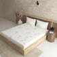 Botanica White 100% Cotton Antibacterial Bedsheet Set