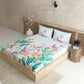 Paradise Blue 100% Cotton Antibacterial Bedsheet Set