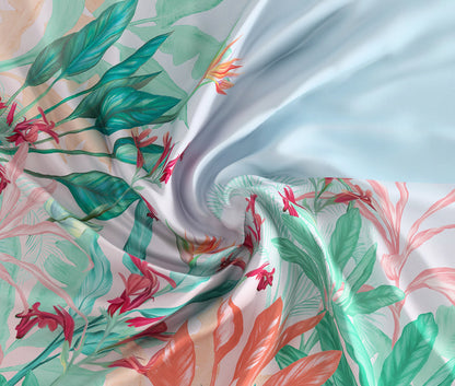 Paradise Blue 100% Cotton Antibacterial Bedsheet Set