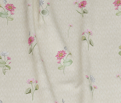 Padma Cream 100% Cotton Antibacterial Bedsheet Set