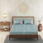 Padma Blue 100% Cotton Antibacterial Bedsheet Set