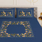 Paroquet Blue Designer Antibacterial Cotton Bed Linen Set by Rohit Bal