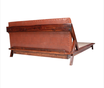 plush sheesham wood bed