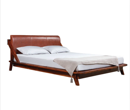 plush sheesham wood bed