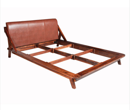 plush sheesham wood bed