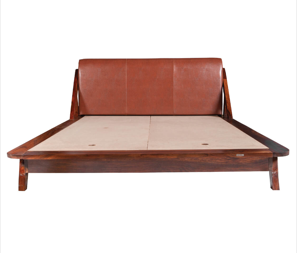 Plush Sheesham Wood Bed