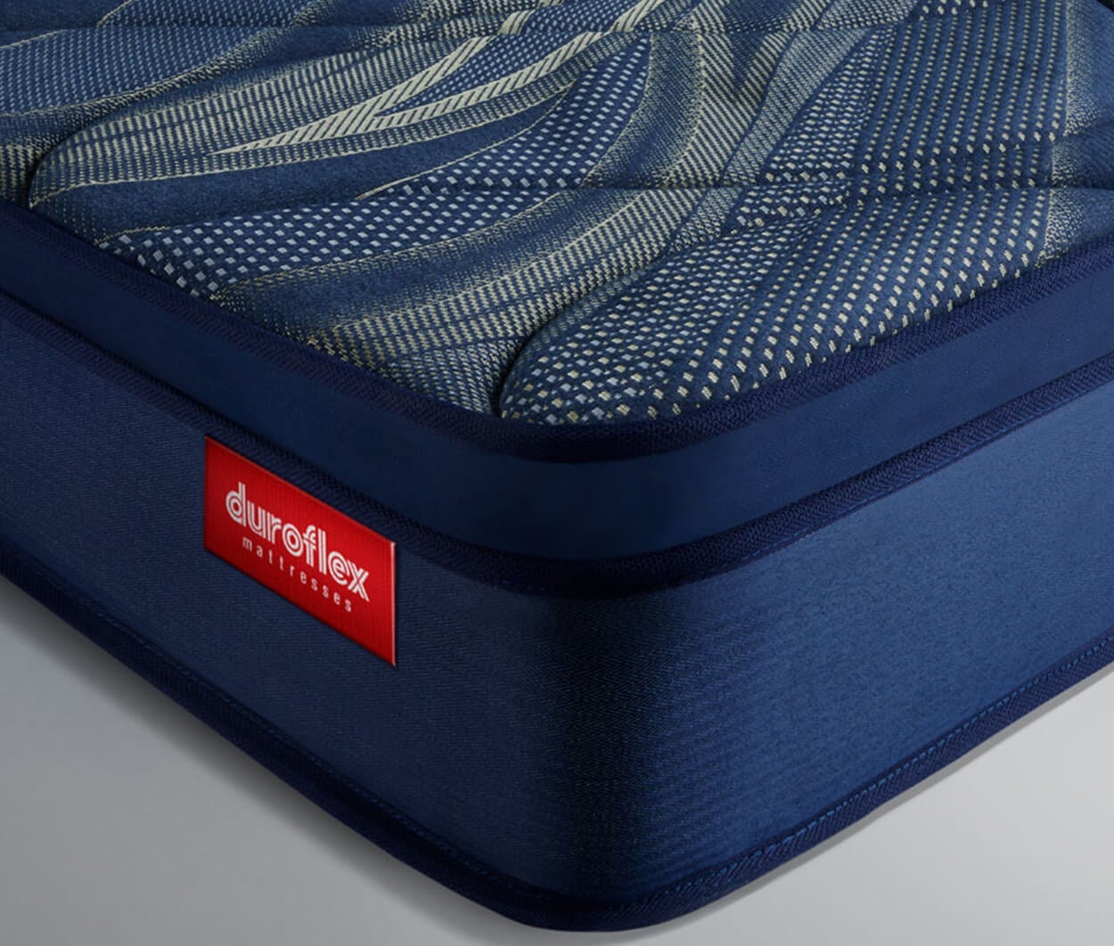 Rise Up Spring Mattress With Pillow Top-Maroon