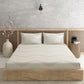 Sway Beige 100% Cotton Antibacterial Bedsheet Set