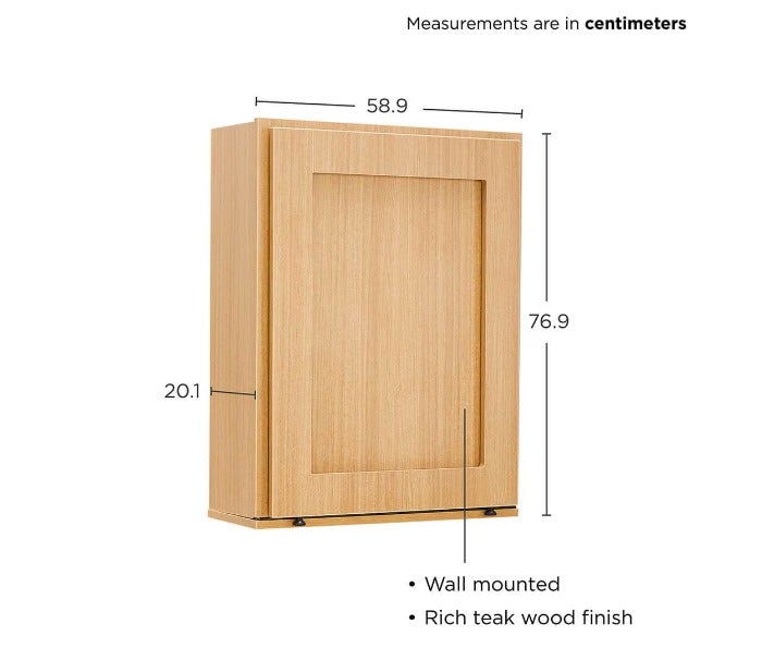 Duroflex Shuffle -Foldable Wall Mounted Study Table Integrated With Storage Shelves