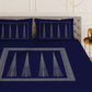 Tree of Life Blue Designer Antibacterial Cotton Bed Linen Set by Rohit Bal
