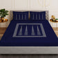 Tree of Life Blue Designer Antibacterial Cotton Bed Linen Set by Rohit Bal