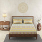 Vista Red 100% Cotton Antibacterial Bedsheet Set