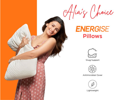 Duroflex Life Contoured Dual Height Antimicrobial Pillow