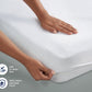 EcoNap Baby Crib Natural Latex Mattress - Koala Bundle (with Mattress Protector and Fitted Sheet)