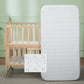 EcoNap Baby Crib Natural Latex Mattress - Shapes Bundle (with Mattress Protector and Fitted Sheet)