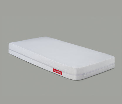 EcoNap Baby Crib Natural Latex Mattress - Shapes Bundle (with Mattress Protector and Fitted Sheet)