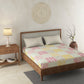 Phool Red 100% Cotton Antibacterial Bedsheet Set