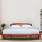 Curve Sheesham Wood Bed